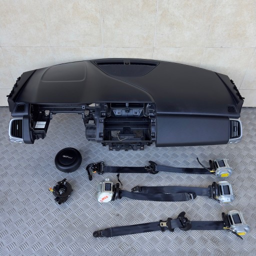 DASHBOARD CONSOLE TENSION BELTS AIRBAG JAGUAR E-PACE 2017 ROK