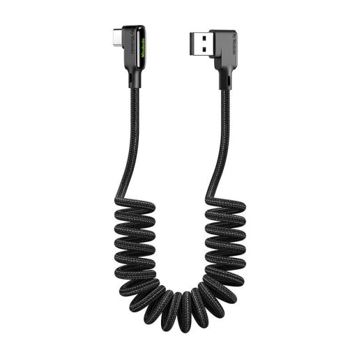 Kabel kątowy Mcdodo CA-7310 USB-A/USB-C, 1.8m (czarny)