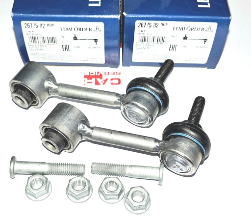 02 - 2x 26775 lemforder тяга заднього стабілізатора vw golf v touran passat b6 b7