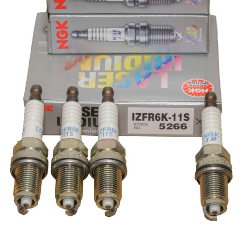 4SZT - Свечи зажигания ngk5266 izfr6k-11s honda 1.6 1.8 2.0, 4 шт. иридиевые