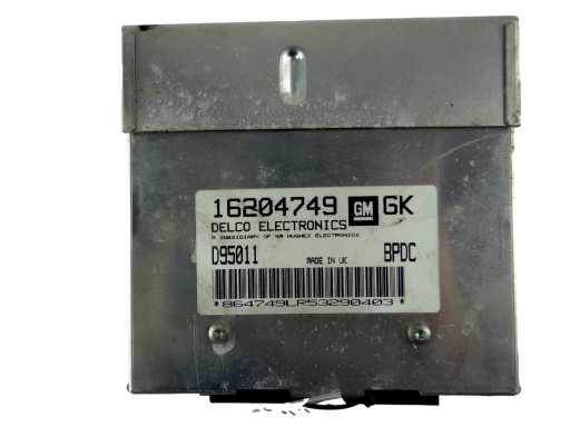 Bedienteil DES MOTORS OPEL CORSA B 16204749