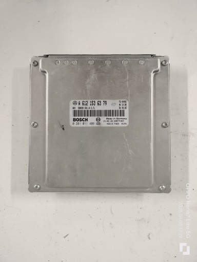 Компьютер двигателя a6121536379 mercedes ml 163 модуль контроллера 0281011408