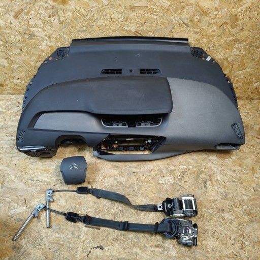dashboard instrument panel Komplet Citroen C4 II Picasso tension belts airbags