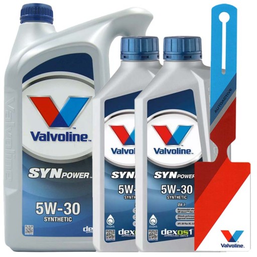 VALVOLINE SYNPOWER 5W30 DX1 DEXOS1 OIL 5W-30 7л