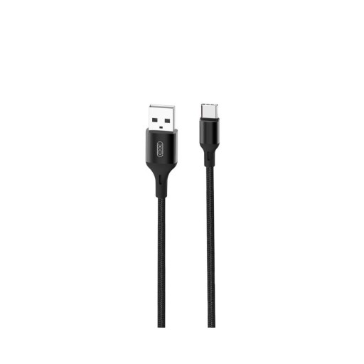 Kabel USB - USB-C 1 m 2,4A czarny XO NB143