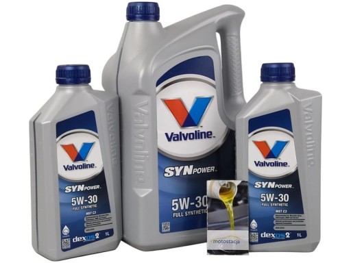 VALVOLINE SYNPOWER MST C3 5W30 SN/CF DEXOS2 7L