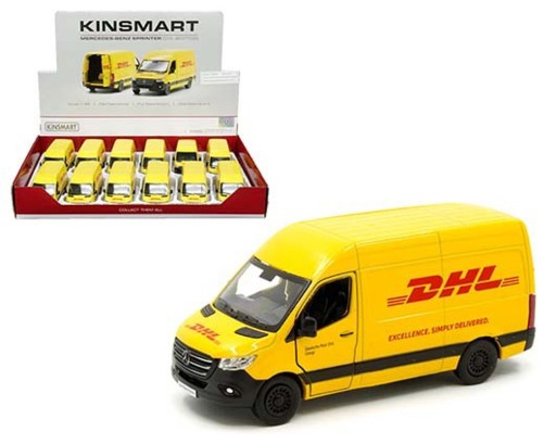 МОДЕЛЬ Kinsmart 1:48 Mercedes-Benz Sprinter в упаковці.