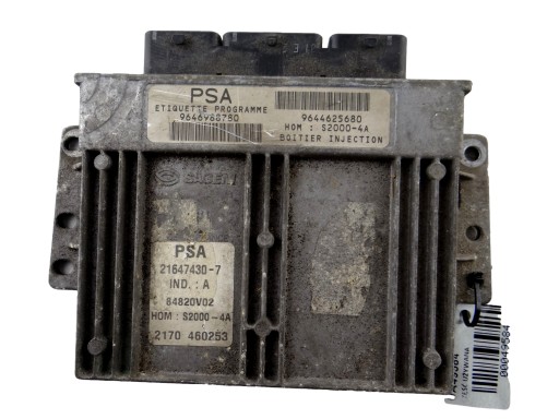 Контроллер двигателя peugeot 206 9646988780