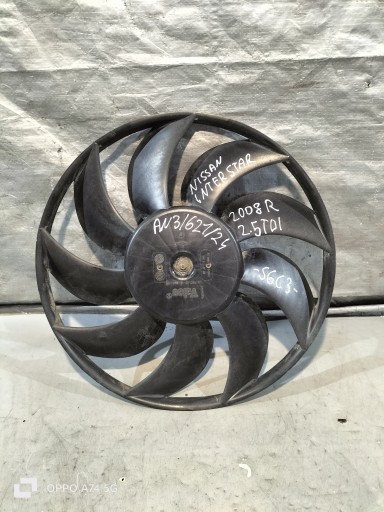 ventilátor NISSAN INTERSTAR 2008R 2.5TDI 88KW