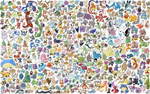 Pokemon Wszystkie Plakat 90x60 - Allegro.pl