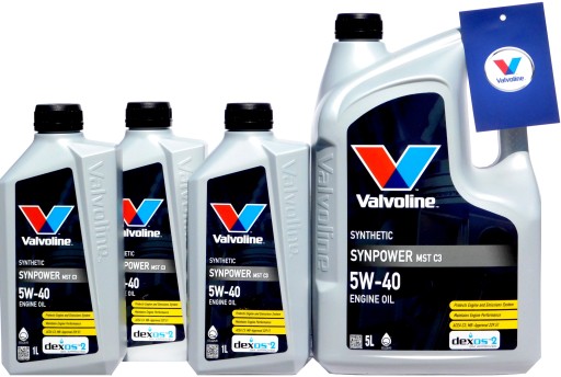 VALVOLINE SynPower MST C3 5W40 8L VW505.01 BMW LL-04 Dexos2 DPF