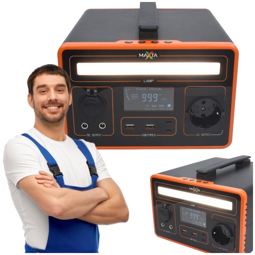 Портативная электростанция 300 вт 280 втч аккумуляторная батарея maxta