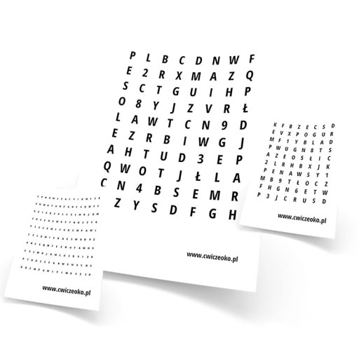 Картки Я треную око! 