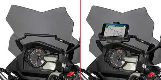 Givi рамка / кронштейн GPS смартфон SUZUKI V-Strom