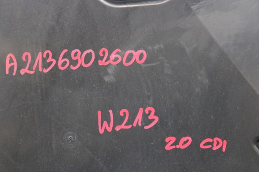 cover cover chassis MERCEDES E-KLASA W213 AMG A2136902600