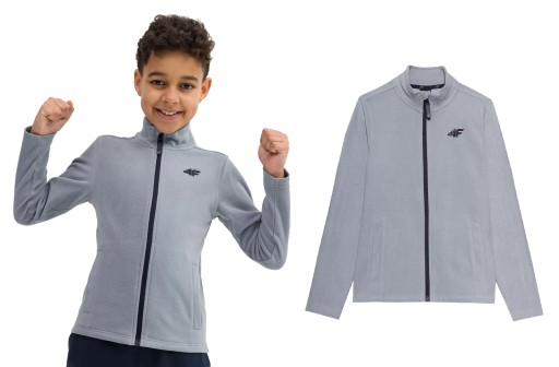 Дитячий світшот 4F 4FJSS23TFLEM062-34S розмір 140 синій