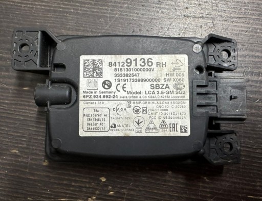 Opel insignia b 17-22 модуль слепых зон 84129136