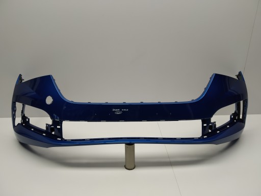 Skoda Scala bumper front without otworow blue