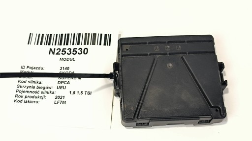 modulo luci 3Q0907338E SKODA SUPERB III