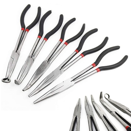 KOMBIKrata НАБІР ДОВГИХ ЩИПЦІВ ЗІГНУТИХ ПРЯМИХ