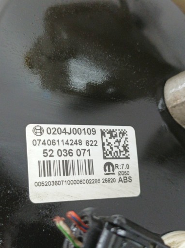 Servofreno servo 0204J00109 Fiat Tipo II (2016- )