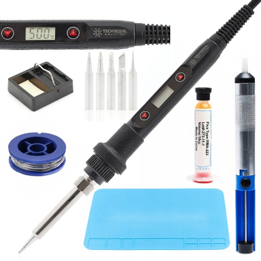 ПОТУЖНИЙ ПАЯЛЬНИК COB 80W LCD MAT FLUX TIP