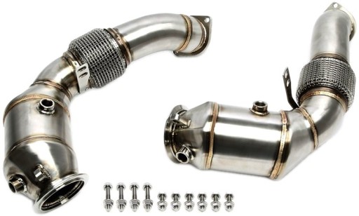 06BM025 - BMW 6 F13 650 і N63 B44 a Downpipe та TECHNIX