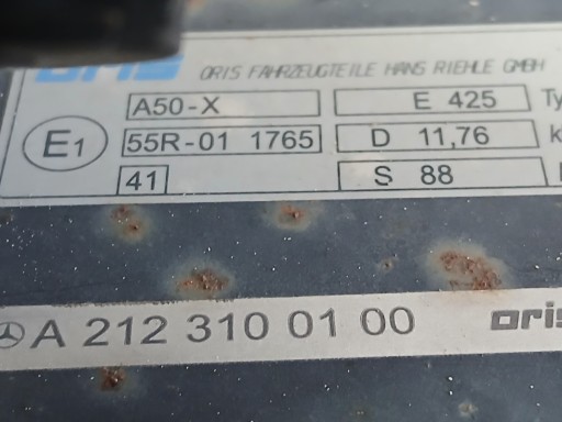 Kugelkopf MERCEDES E KLASA W212 A2123100100