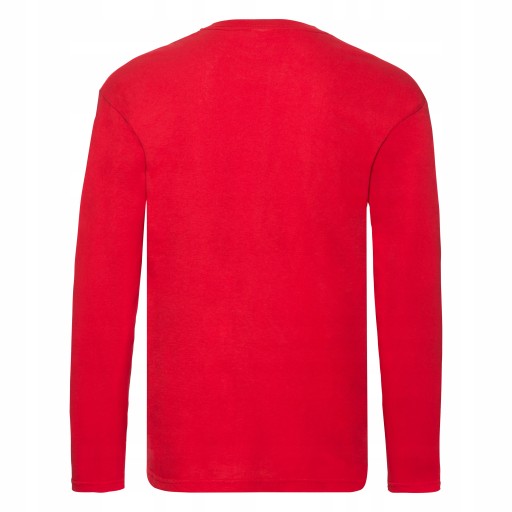 FRUIT KOSZULKA LONGSLEEVE T-SHIRT RED XL 9254148749 Odzież Męska Koszulki z długim rękawem XJ DXNGXJ-2