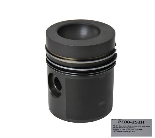 PE00-252H - ПОРШЕНЬ ДВИГАТЕЛЯ КОМПЛЕКТ. PERKINS 4.236 98,48 ММ LH