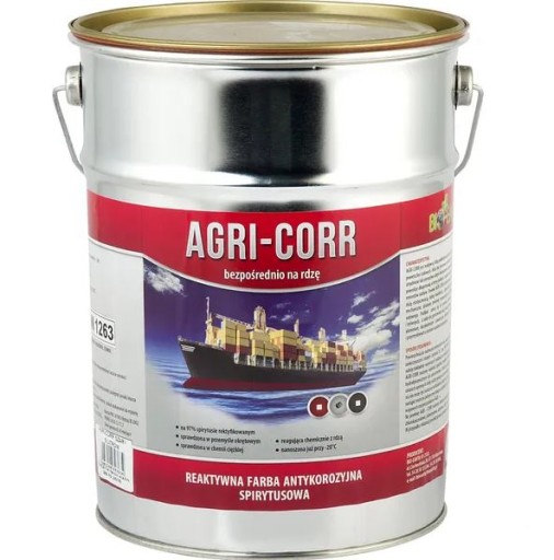 1000201050.04 - ГРУНТУВАЛЬНА ФАРБА AGRI-CORR СУДОВА ЧОРНА 5Л