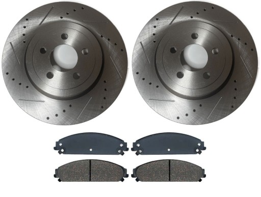 PRT5651 - ГАЛЬМІВНІ ДИСКИ + КОЛОДКИ DODGE CHARGER 2006-2018
