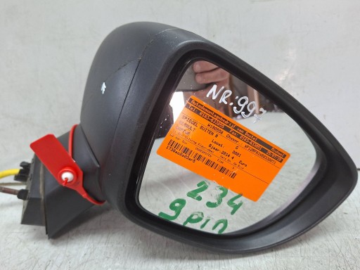 mirror right 9 vertical RENAULT CAPTUR and 2013