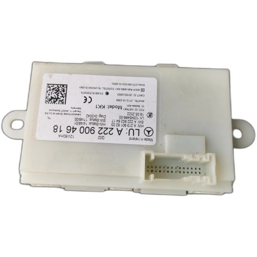 MERCEDES W213 A2229004618 module new NIE ZAKLADANY ! original LEGALNY