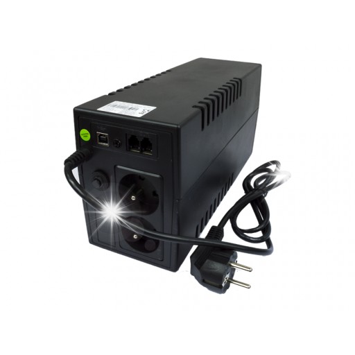 Джерело безперебійного живлення ups volt польща 600w/360w батарея 7ah комп'ютер роутер