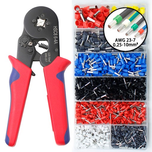 КЛЕМНИЙ КРІМПЕР ПРЕС 1200 КОНЕКТОРНІ ГІЛЬЗИ