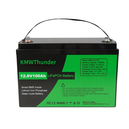 12 в 100 ач аккумулятор lifepo4 с глубоким циклом безопасности при использовании на открытом воздухе