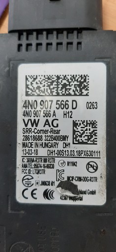4N0907566A - VW AUDI SENSOR RADAR ASSISTANT 4N ACC 4N0907566D