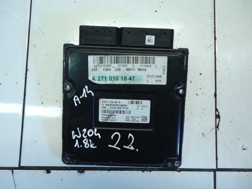 MERCEDES C W204 1.8 K 1.8K computer of the engine A2710101847