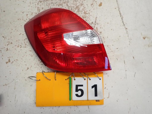 light rear part rear left SKODA FABIA II 2007-2014 5J6945111