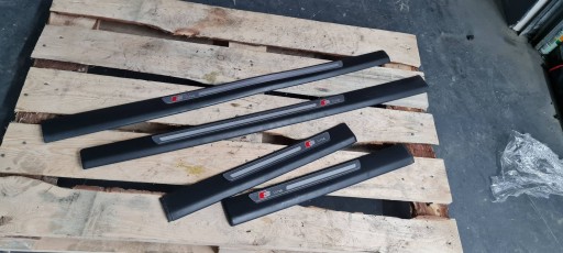A6 C6 LIFT moulding mouldings caps cap threshold SLINE KOMPLET 4X