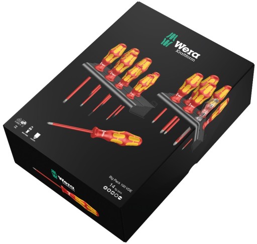 Набір плоских викруток PZ TORX PH 14pcs WERA