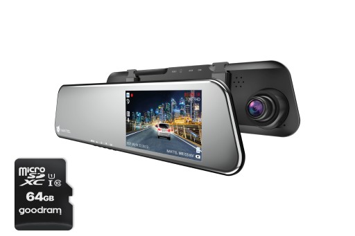 Відеореєстратор Navitel MR155 NV + 64GB дзеркало