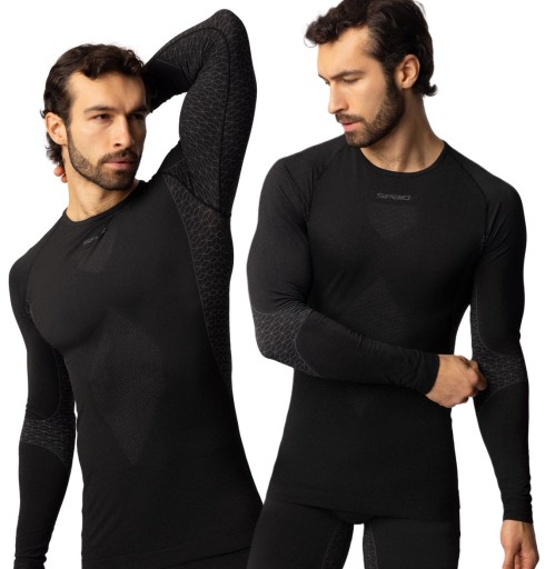 SPAIO MEN ОХЛАЖДАЮЩАЯ ТЕРМОАКТИВНАЯ ФУТБОЛКА ДЫШАЩАЯ МОТОЦИКЛЕТНАЯ ТОЛСТОВКА-M