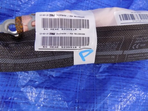 Dachvorhang Airbag rechts AIRBAG PEUGEOT 3008 II GT