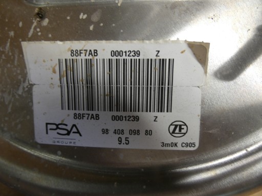 Peugeot 3008 III servo brakes pump 9840809880 24r.