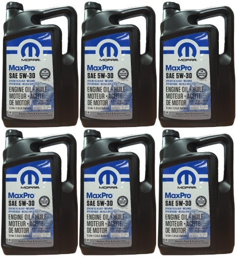 MOPAR 5W30 6x5L JEEP CHRYSLER DODGE RAM