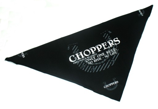 CHUSTA BANDANA CHOPPERS DIVISION КРЕПЛЕНИЕ СУМКИ 72X72CM изображение 1