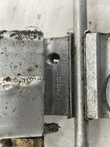 hinge door limiter right rear part rear KOMPLET LA7W VW TOUAREG 7L