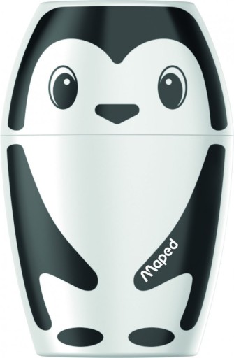 Точилка ручна, з контейнером Maped, біла, чорна